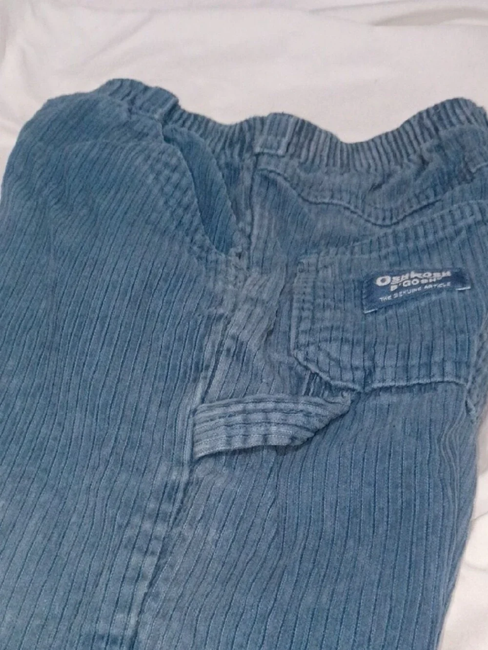 Vintage OshKosh B'gosh Teal Blue Corduroy Joggers